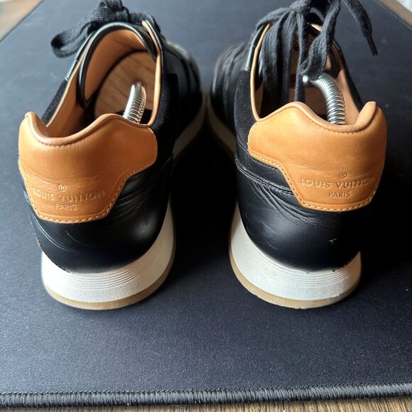 Louis Vuitton Runaway Black Leather Sneakers – Size 7.5 but fits like 8.5 - Picture 5 of 11